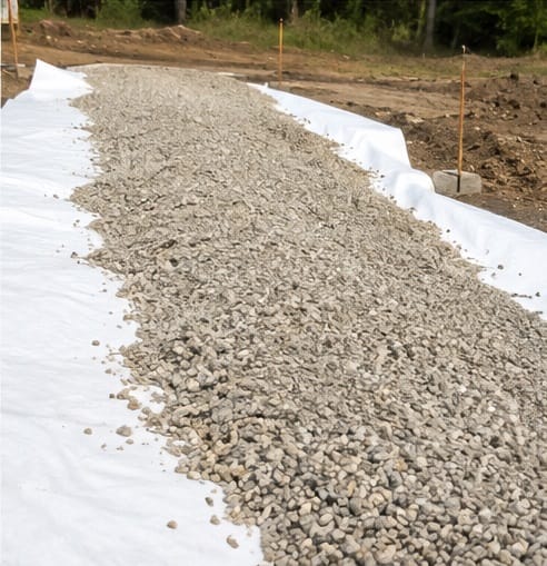 Geotekstil netkani beli 300 g/m2 - rolna 2×50m - Slika 4