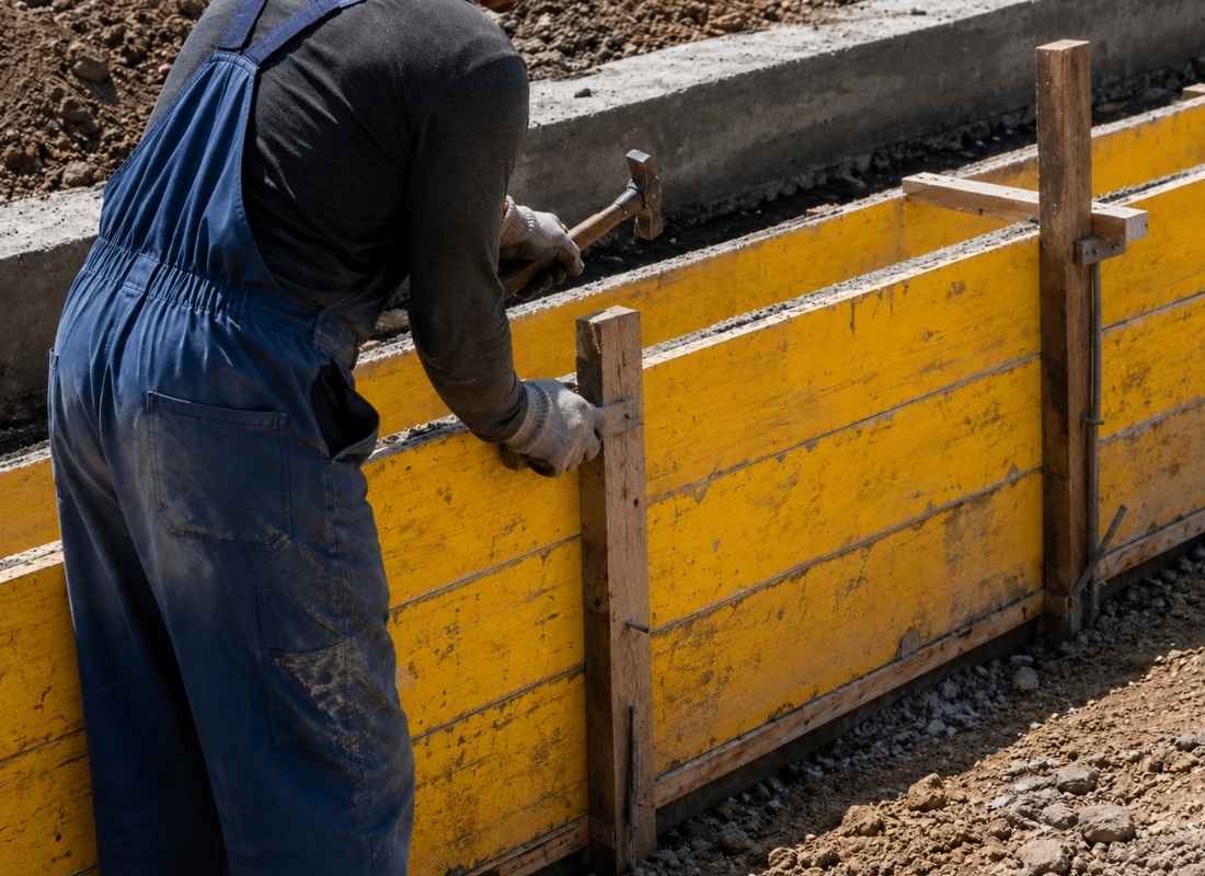 majstor udara oplatu čekićem pre skidanja