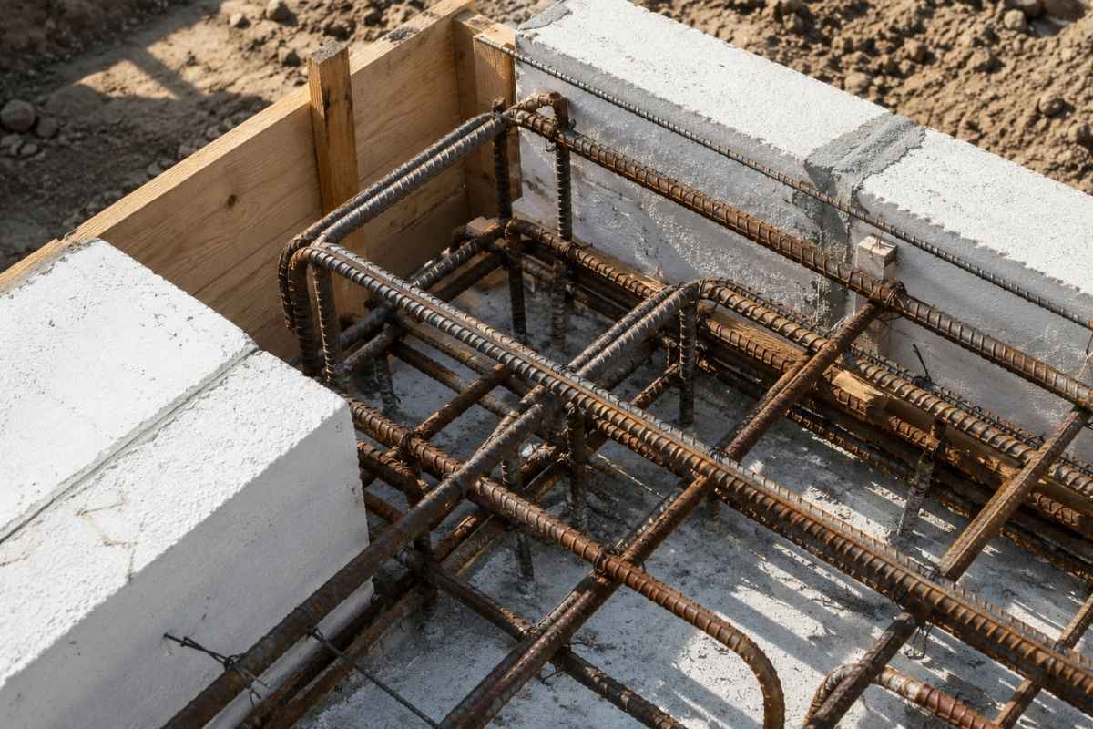 prikaz serklaža sa stiroporom i oplatom