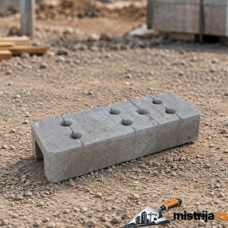 betonska stopa an građevinsko pozadini